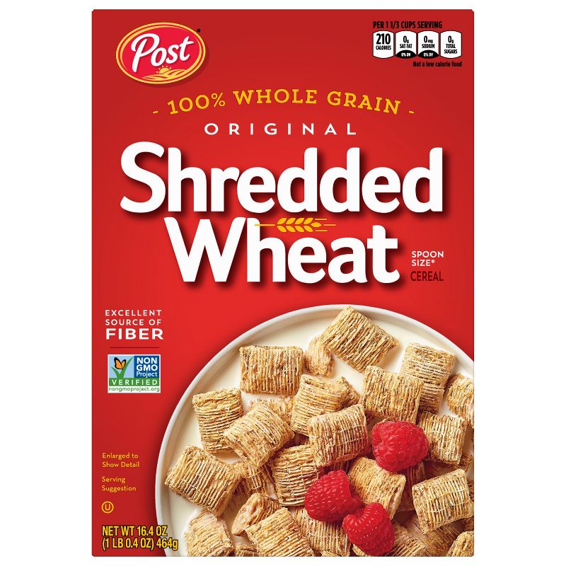 Shredded Wheat Spoon Size Breakfast Cereal - 16.4oz - Post, 3 of 17