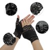 Unique Bargains Breathable Flower Manicure Gloves 1 Pair - 3 of 4
