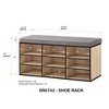 Kings Brand Furniture Apollo 9-Cube Shoe Organizer – Adjustable Shelves for Entryway or Closet Storage - 3 of 3