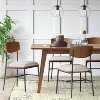 2pk Telstar Mid-century Modern Mixed Material Dining Chairs Beige ...