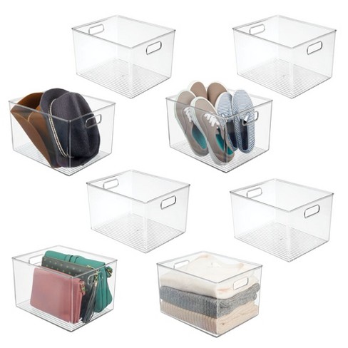 mDesign Modern Plastic Open Front Dip Storage Organizer Bin Basket for  Kitchen Organization - Shelf, Cubby, Cabinet, Cupboard, and Pantry  Organizing