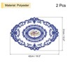 Unique Bargains Retro Lace Embroidered Polyester Placemat 2 Pcs - 2 of 4
