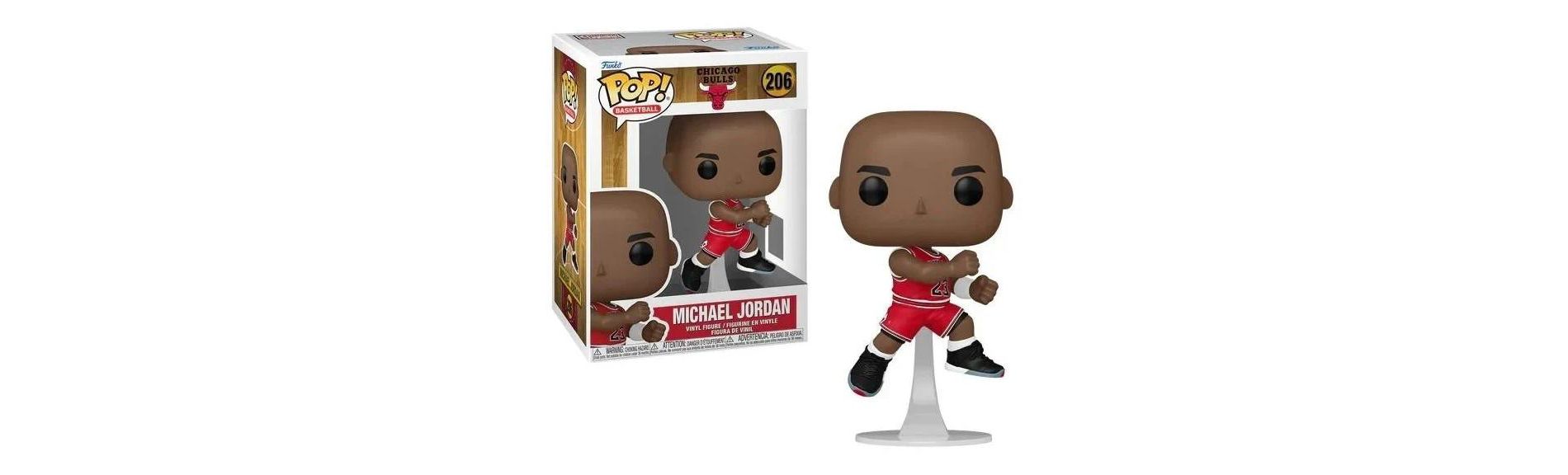 Funko Pop! NBA: Chicago Bulls - Michael Jordan (1989 Playoffs) Vinyl Figure #206 #86314