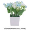 Unique Bargains Artificial Plants Spring Flower Plastic 2.95"x2.95"x7.87" 1 Pc - 3 of 4