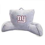NFL New York Giants Faux Fur Logo Backrest Support Pillows