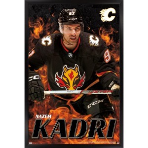 Trends International NHL Calgary Flames - Nazem Kadri 24 Framed Wall Poster Prints - 1 of 4