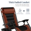 Best Choice Products Oversized Padded Zero Gravity Chair, Folding Outdoor Patio Recliner w/ Side Tray - 4 of 4