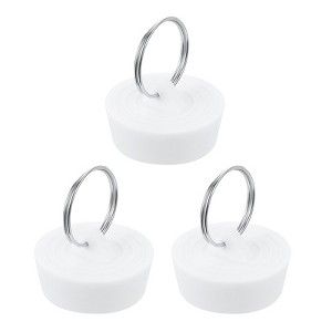 Unique Bargains Bathroom Kitchen Laundry Rubber Hanging Ring Sink Bathtub Drain Stoppers - 1 of 4