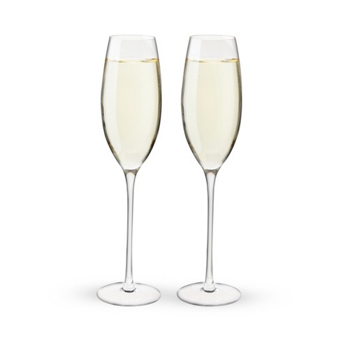 Gems Champagne Flutes: Garnet (Set of 4) - SFMOMA Museum Store