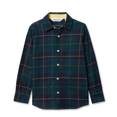 Lands' End Kids Button Down Poplin Shirt