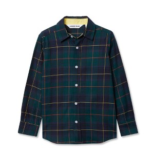Lands' End Kids Button Down Poplin Shirt - 1 of 3