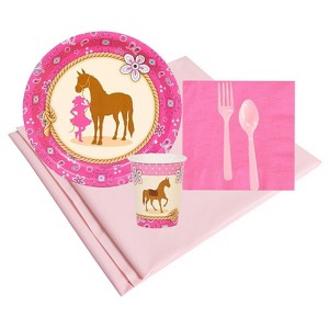 8ct Western Cowgirl Pink Party Pack, Size: 8 Guest Pk