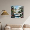 Art Remedy Paradise Bathtub Tropical Bathroom Wall Art Unframed - 2 of 4