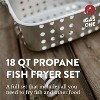 GasOne Double Fryer with 2 Baskets Propane Burners for Outdoor Cooking – Heavy Duty 18Qt Aluminum Pot Outdoor Deep Fryer with Cast Iron Burner - 2 of 4