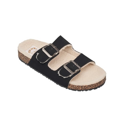 Double buckle deals sandals target