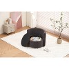 NicBex Swivel Chair with Storage Accent Chair With Back Cushion Living Room Chair for Reading Room, Bedroom - 3 of 4
