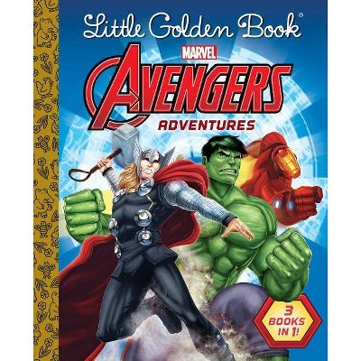 Little Golden Book Avengers Adventures (Marvel) - by  Various (Hardcover)