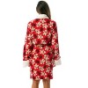 Just Love Womens Plush Printed Plaid Robe | Ladies Bathrobe - 3 of 3