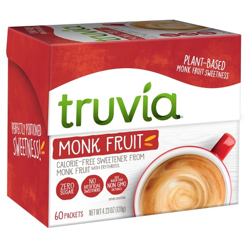 Truvia Monk Fruit Packets - 4.23oz : Target