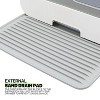 LunaLulinlk Blue closed large litter box with drawer tray and litter mat - 2 of 4