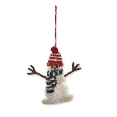 tagltd Snowman W/ Hat & Scarf Ornament