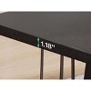 Lirago 63" Office Desk Simple Wood Desk Home Office Computer Desk Meeting Table Fits 6 People Sturdy and Durable Black - 2 of 4