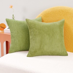 Deconovo Corduroy Throw Pillow Covers 2-Pack – Soft & Durable - 1 of 4