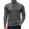 COOFANDY Men's Mock Turtleneck Sweaters Long Sleeve Casual Knit Shirts Half Neck Thermal Lightweight Pullover Sweater - 4 of 4