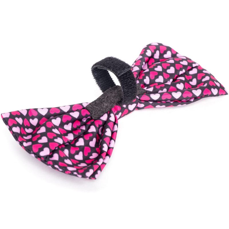 The Worthy Dog Heartthrob Bow Tie Adjustable Collar Attachment Accessory, 4 of 5