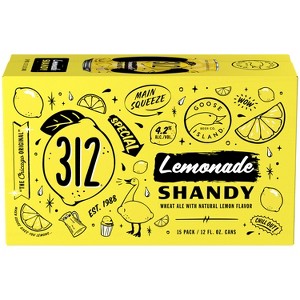 Goose Island 312 Lemonade Shandy 15pk Cans - 1 of 4
