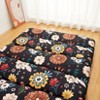 Floral Floor Mattress Japanese Style Floral Print Futon Mattress, Portable Floor Bed Mattress Roll Up Mattress for Camping RV Travel Guest Room - 2 of 4