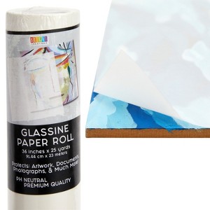 Bright Creations Glassine Paper Roll for Artwork, Crafts, Baked Goods (36 Inches x 25 Yards) - 1 of 4