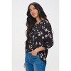 WEST K Women's Sophia Three Quarter Sleeve Blouse - 2 of 4