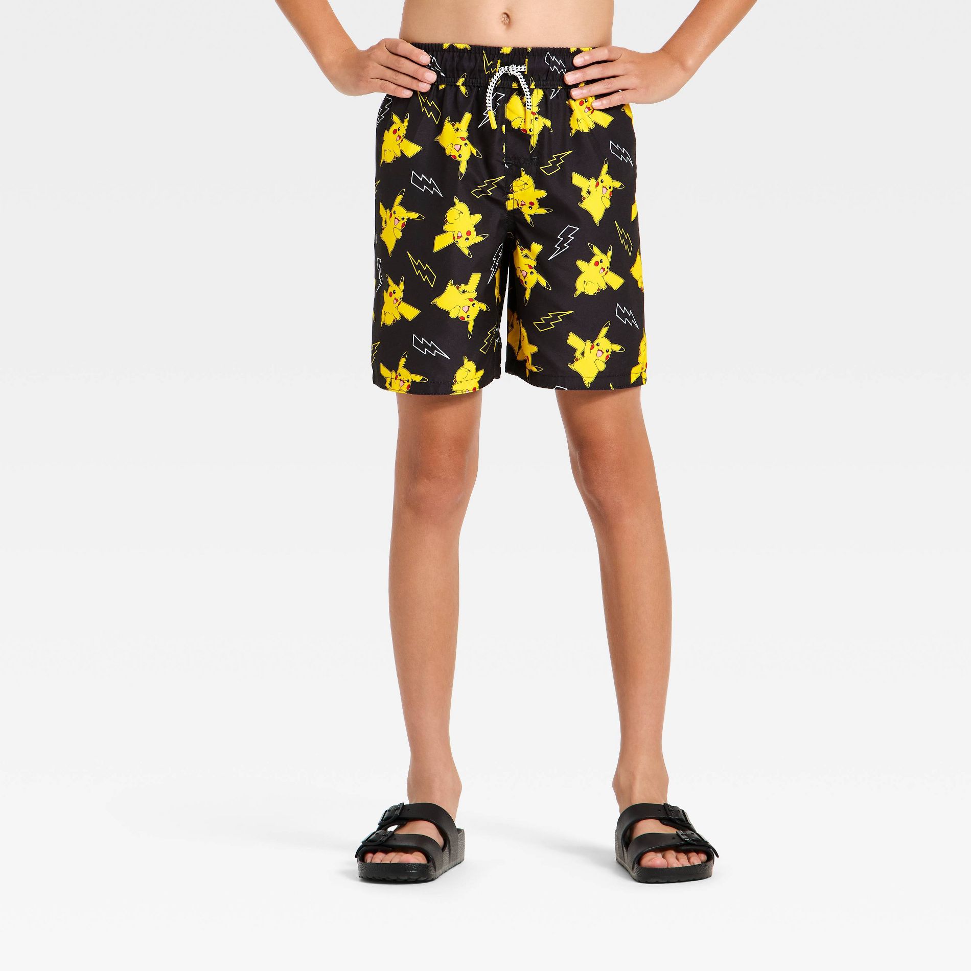 Boys' Pokemon Swim Shorts - Black