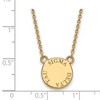 Black Bow Jewelry 14k Yellow Gold Plated Sterling Silver Sigma Delta Tau Greek Life Necklace 18 Inch - 2 of 4