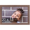 PosterPalooza | Shabby Chic Brown Picture Frame - UV Acrylic, Backing Board, Hanging Hardware Included - 2 of 4