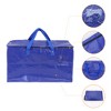 REGALWOVEN Clothes Storage Polyethylene Zipper Moving Bags with Handles - 3 of 4