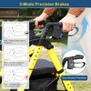 JUJABU Lightweight Foldable Rollator Walker for Seniors with Seat and Brakes, 8" All-Terrain Wheels and Adjustable Height - 4 of 4