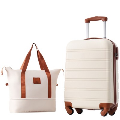 LOVMOR Hardshell Luggage Sets 20inches + Bag Spinner Suitcase with TSA Lock Lightweight