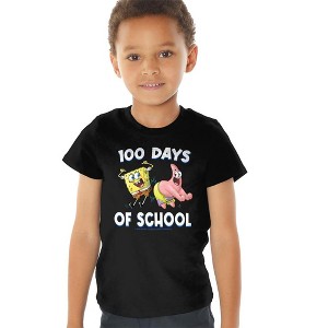 Toddler Boys' SpongeBob Patrick 100 Days of School T-Shirt - 1 of 4