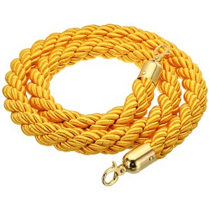 Unique Bargains Hotel Adjustable Queue Divider Stanchion Rope with Snap Hook - 1 of 4