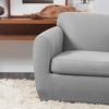2pc Ultimate Stretch Leather Chair Slipcovers - Sure Fit - 2 of 3