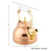 Classic Cuisine 7.25C/1.8Q Copper Tea Kettle - 3 of 4