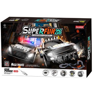 Joysway: SuperFun 206 - 1/43 USB Power Slot Car Racing Set, Size: 82"x43" - 1 of 4