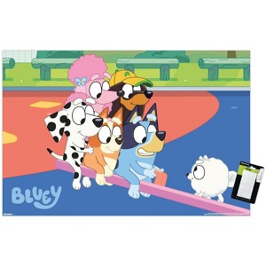 Trends International Bluey (2018) - Bluey and Friends See Saw Fun Unframed Wall Poster Prints - 1 of 4