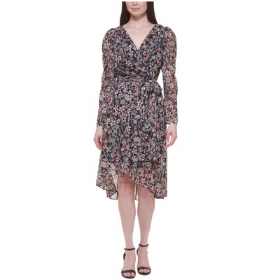 Tommy Hilfiger Womens Floral Print Fit & Flare Dress