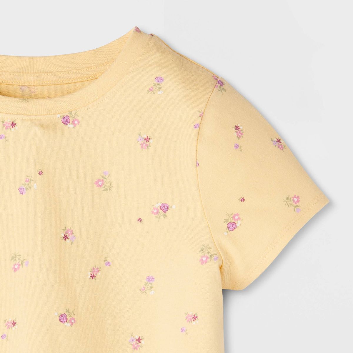 Girls' Short Sleeve 100% Cotton T-Shirt - Cat & Jack™ - thumbnail 6