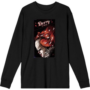 It Chapter 2 Pennywise Derry Fan Poster Adult Long Sleeve Tee - 1 of 2
