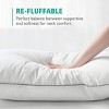 Aghana Digitals Premium Microfiber Bedding Pillows - Fluffy Supportive Down Alternative for All - 4 of 4