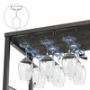 Wine Bar Rack Cabinet with Detachable Wine Rack, Bar Cabinet with Glass Holder - 4 of 4